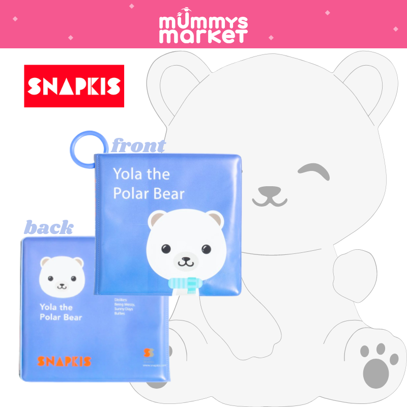 Snapkis Bath Book - Polar Bear